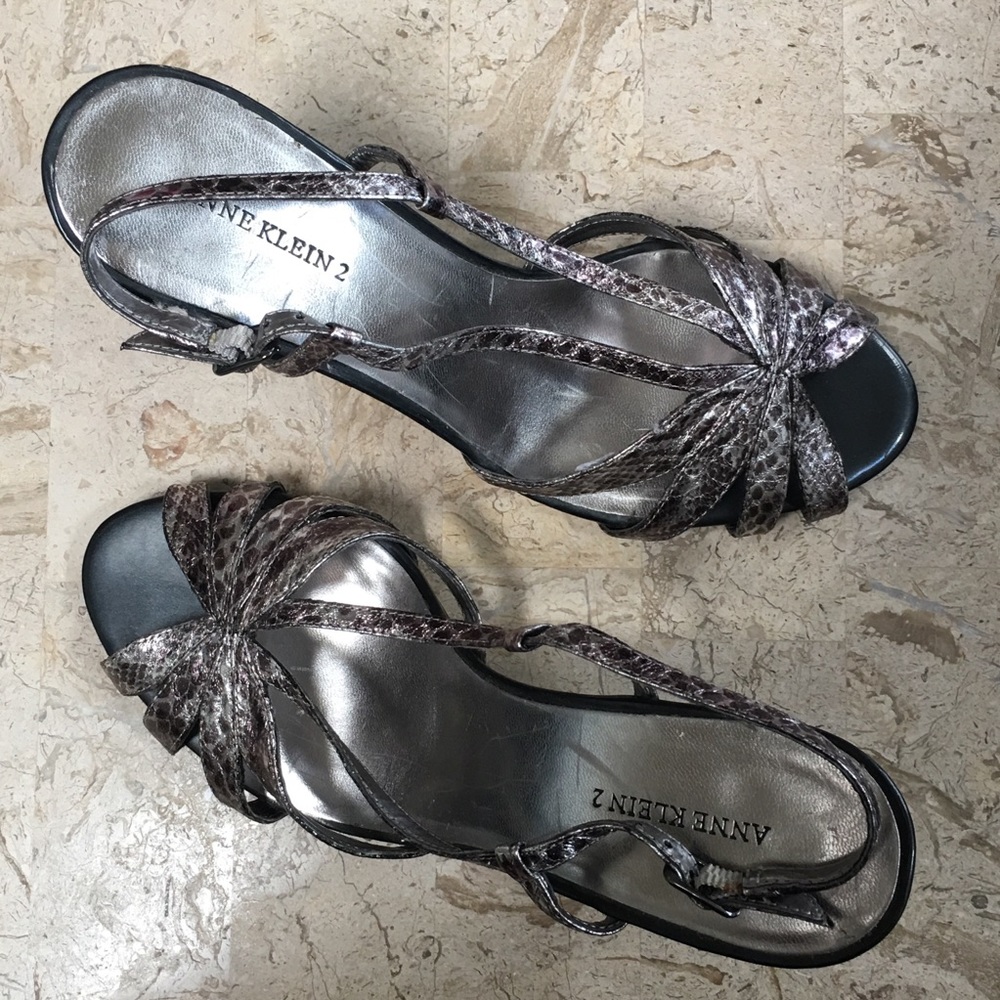 Anne Klein 2 Sincerely Open Toe Slingback Sandal